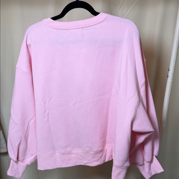 Judith March Pink Sweatshirt with Red XOXO - Picture 4 of 12